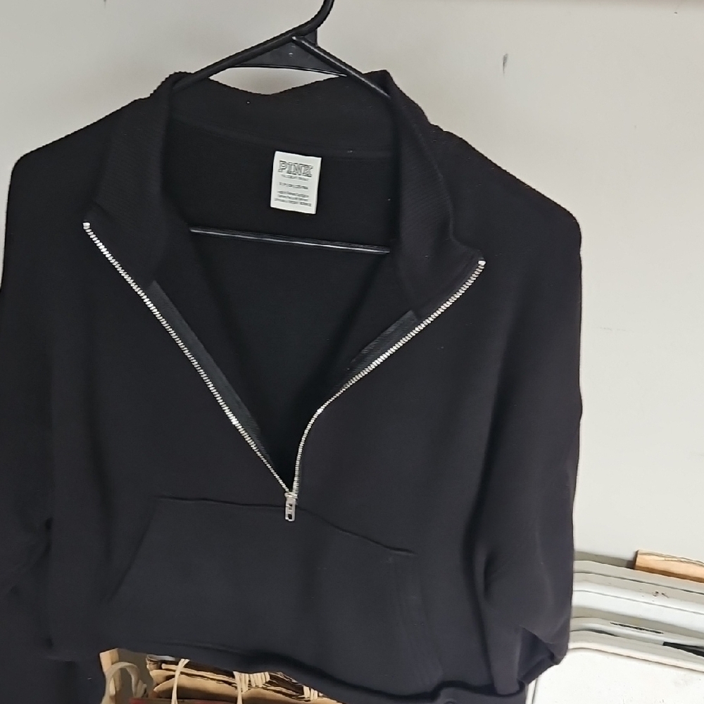 PINK Victoria's Secret Black Pullover